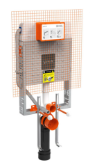 Vitra 768-1851-01 İnce Metal Ayaklı Gömme Rezervuar 3/6 L