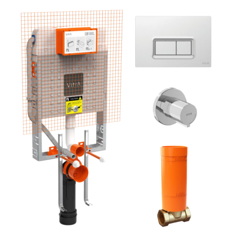 VitrA 800-1868 V8 Asma Klozetler İçin Gömme Rezervuar Seti 8 CM