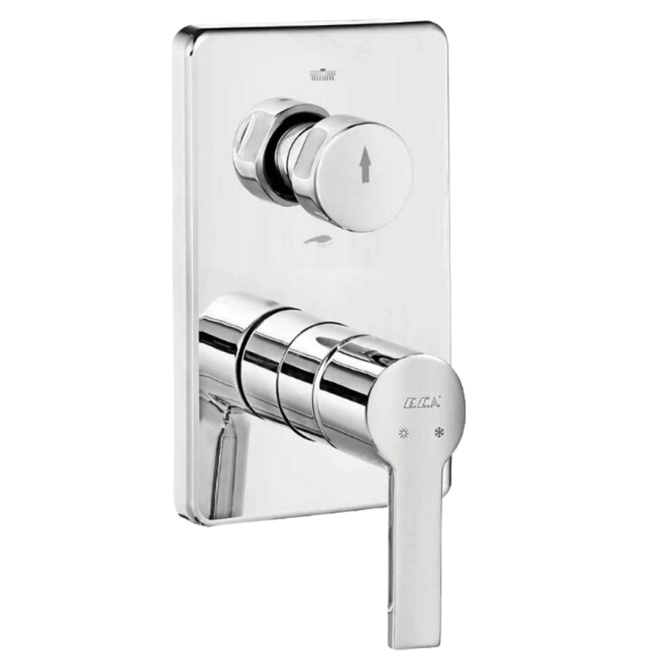 E.C.A 102167207-KDE Delta Çift Yollu Ankastre Duş Batarya